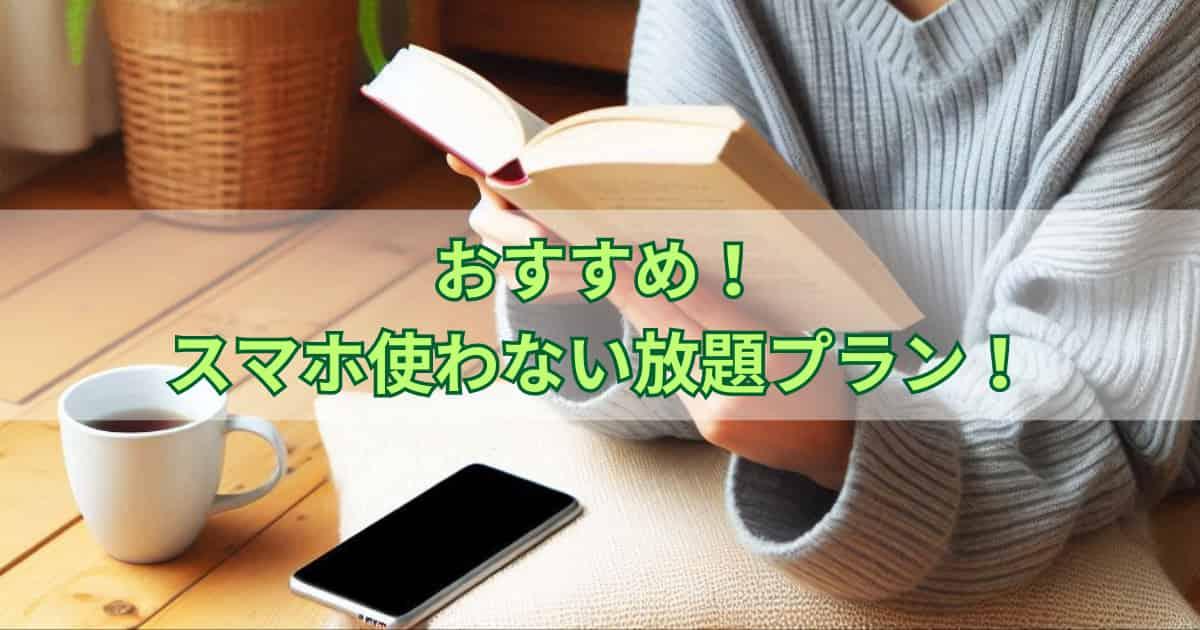 おすすめ！スマホ使わない放題プラン！